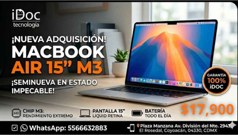 Equipo seminuevo con garantía